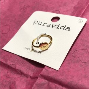 Pura Vida Gold Compass Ring